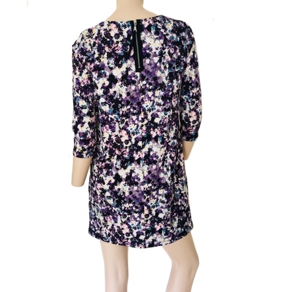 H&M Tunic Dress Pretty Versatile Pink Multi Abstract All Over Print Like New - Picture 5 of 9